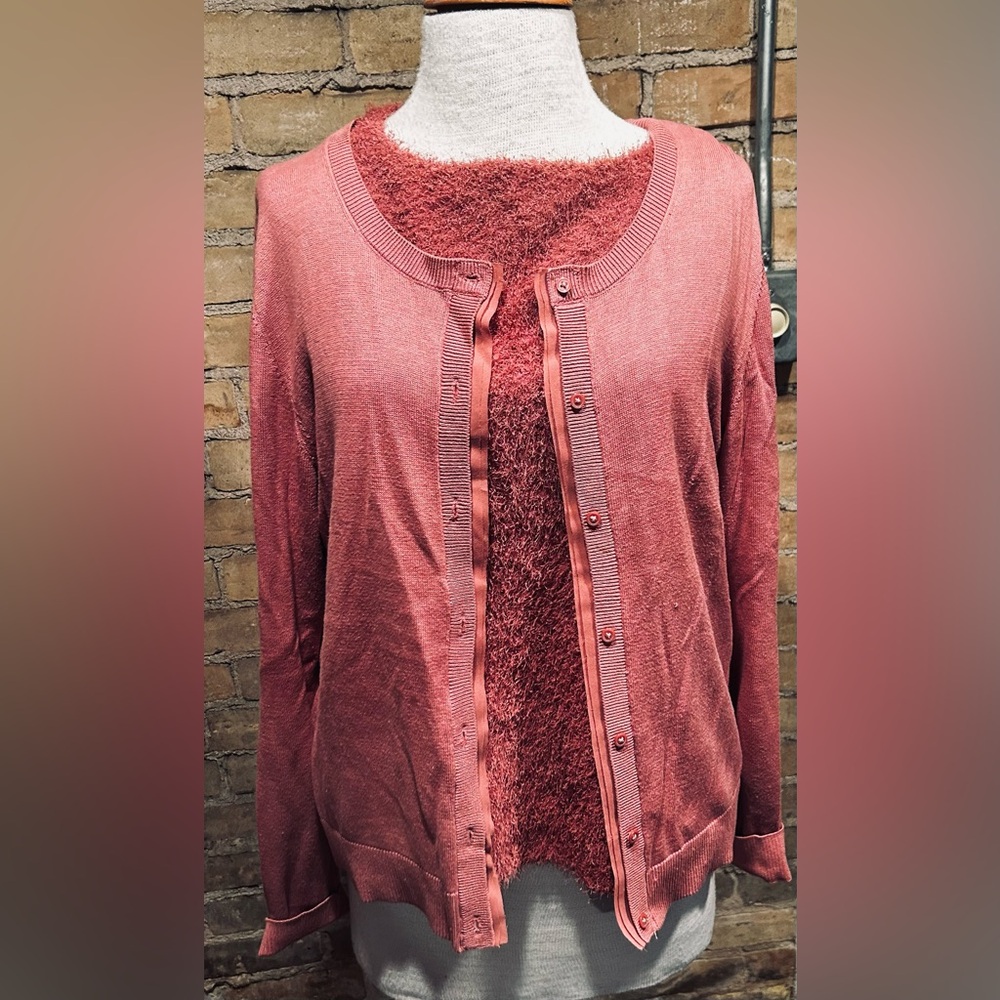 Banana Republic Funky Mauve Sweater Set